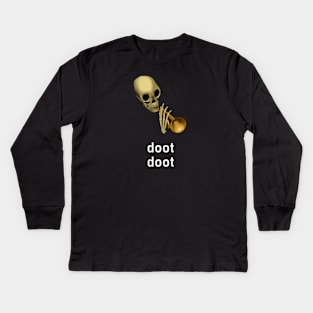 Doot Doot Kids Long Sleeve T-Shirt